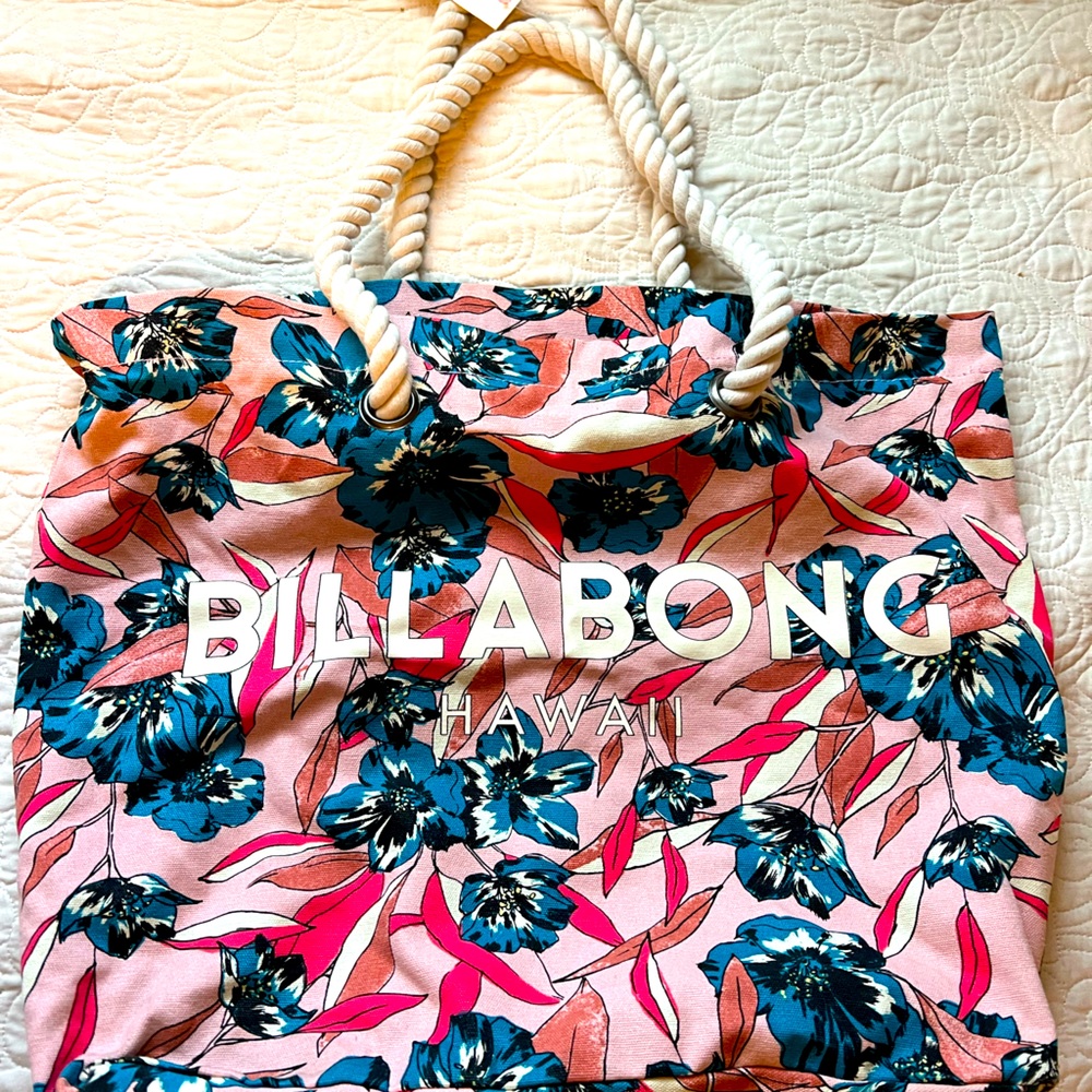 NWT billabong Hawaii beach bag/tote